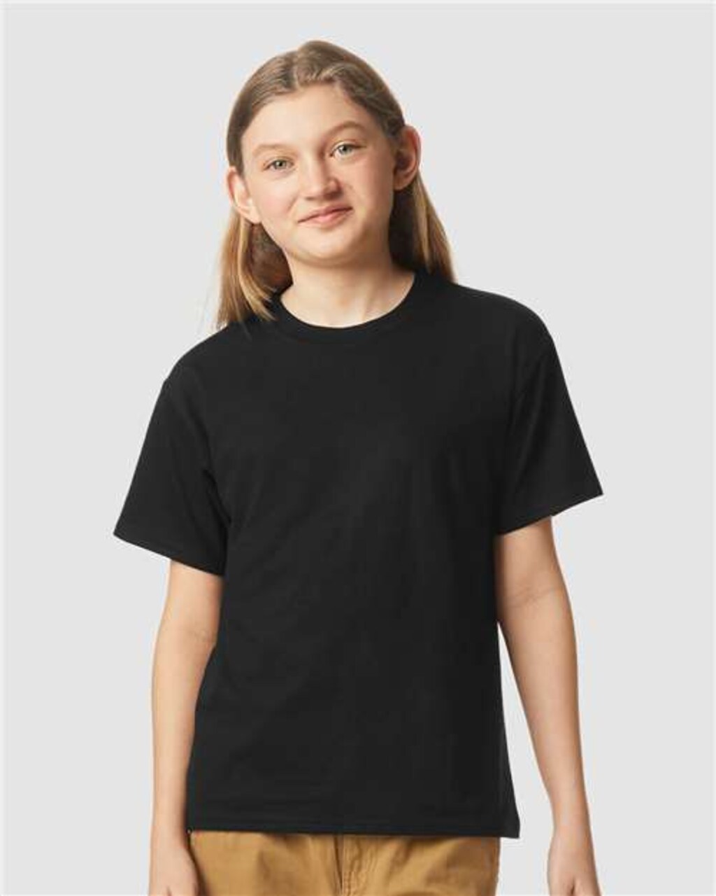Gildan® Softstyle Youth CVC Crewneck Short Sleeve T-Shirt for School Uniforms, Sports & Custom Printing Kids Tee